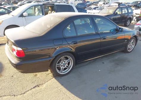 2002 BMW 540I z USA, uszkodzony, nr VIN WBADN53442GF70835